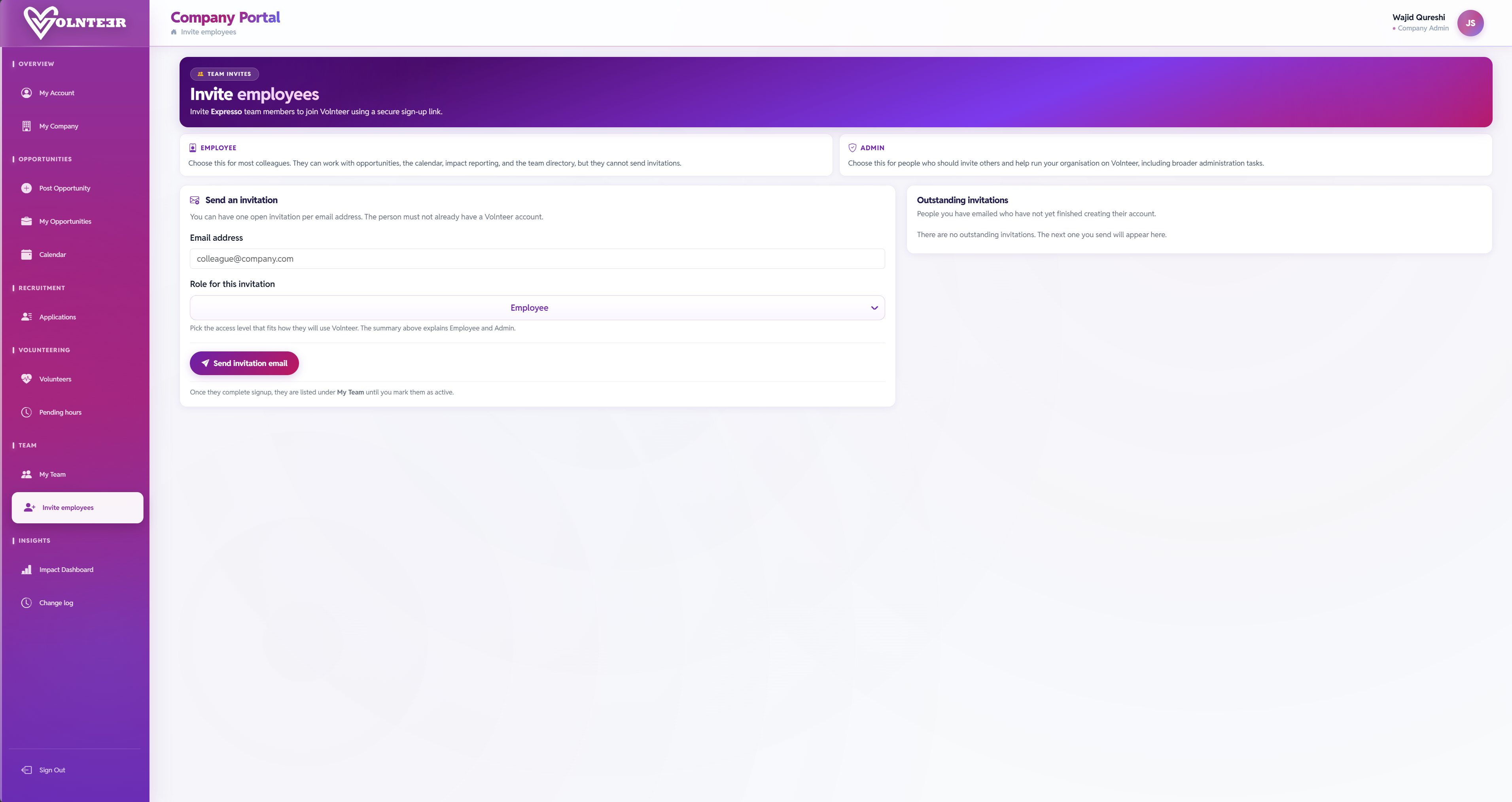 User Onboarding — product screenshot